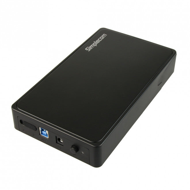 Simplecom SE325 Tool Free 3.5' SATA HDD to USB 3.0 Hard Drive Enclosure - Black Enclosure Simplecom SE325 Tool Free 3.5' SATA HDD to USB 3.0 Hard Drive Enclosure - Black Enclosure